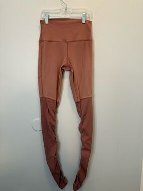 ALO Yoga High-Waist Goddess Legging Small Grenache